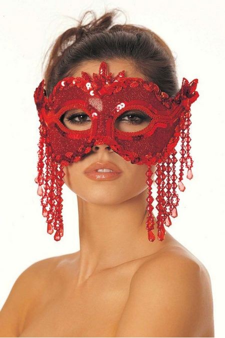 Роскошная карнавальная маска (фото 1)